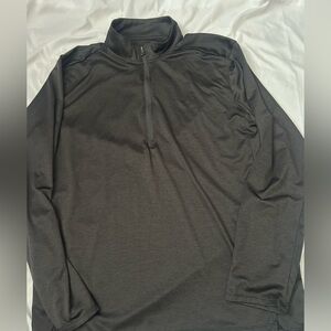 Men’s Under Armour Loose Gray 3/4 Zip Pullover Performance Wear
